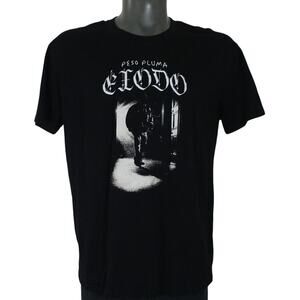 Peso Pluma Exodo 2024 Tour Dates T Shirt Mens XL Black Concert Tee
